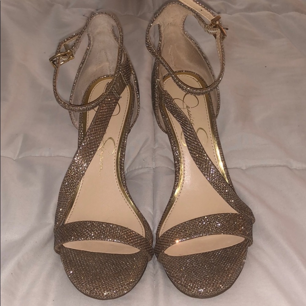 Glittery heels